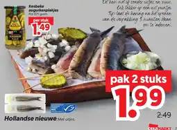Dekamarkt Kesbeke augurkenplakjes aanbieding
