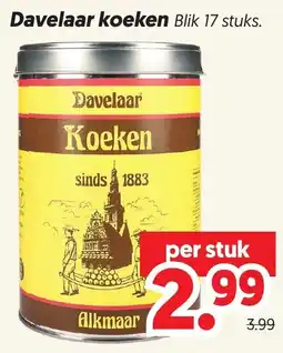 Dekamarkt Davelaar koeken aanbieding