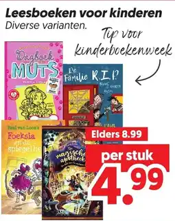 Dekamarkt Leesboeken voor kinderen aanbieding