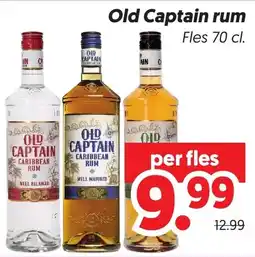 Dekamarkt Old Captain rum aanbieding