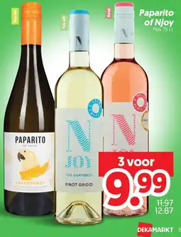 Dekamarkt Paparito of Njoy aanbieding