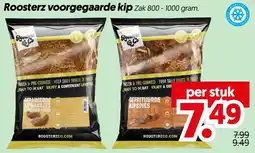 Dekamarkt Roosterz voorgegaarde kip aanbieding