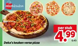 Dekamarkt Deka's keuken verse pizza aanbieding