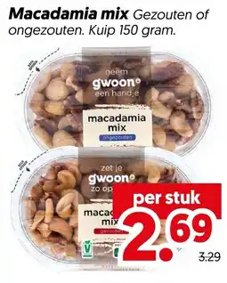 Dekamarkt Macadamia mix aanbieding