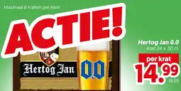 Dekamarkt Hertog Jan 0.0 aanbieding