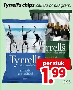 Dekamarkt Tyrrell's chips aanbieding