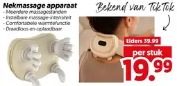 Dekamarkt Nekmassage apparaat aanbieding