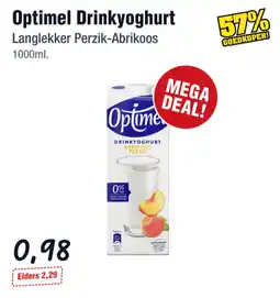 Budget Food Optimel Drinkyoghurt aanbieding