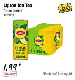Budget Food Lipton Ice Tea Green Lemon aanbieding
