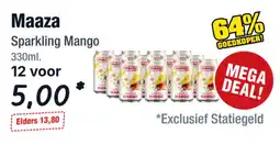 Budget Food Maaza Sparkling Mango aanbieding