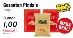 Budget Food Gezouten Pinda's aanbieding