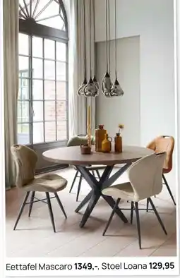 Pronto wonen Eettafel Mascaro aanbieding