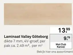 Karwei Laminaat Valley Göteborg aanbieding