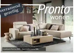 Pronto wonen Pronto wonen aanbieding