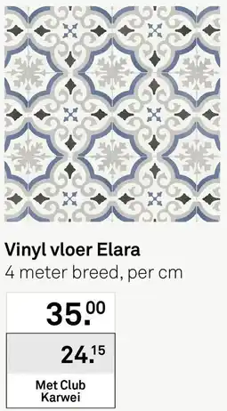 Karwei Vinyl vloer Elara aanbieding
