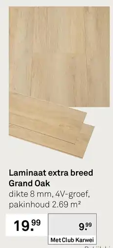 Karwei Grand Oak aanbieding