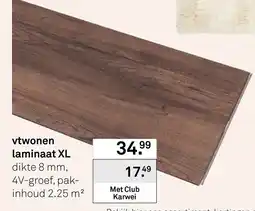Karwei Vtwonen laminaat XL aanbieding