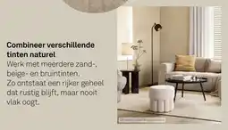Karwei Combineer verschillende tinten naturel aanbieding