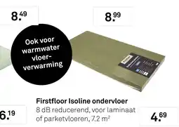 Karwei Firstfloor Isoline ondervloer aanbieding