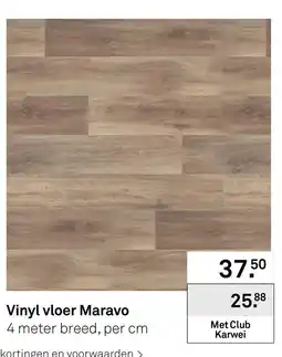 Karwei Vinyl vloer Maravo aanbieding