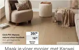 Karwei Karwei Click PVC Manera aanbieding