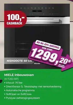 EP Beerepoot Miele Inbouwoven aanbieding