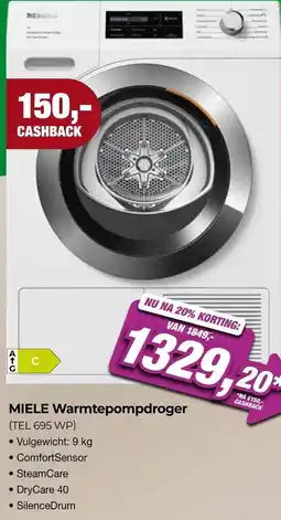 EP Beerepoot Miele Warmtepompdroger aanbieding
