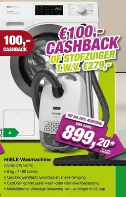 EP Beerepoot Miele Wasmachine (WEB 375 WPS) aanbieding