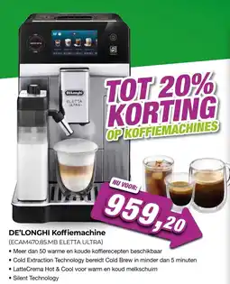EP Beerepoot De'Longhi Koffiemachine aanbieding