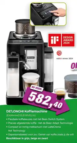 EP Beerepoot De'Longhi Koffiemachine aanbieding