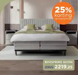 TotaalBED Boxspring avion aanbieding