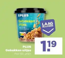 PLUS PLUS Gebakken uitjes aanbieding