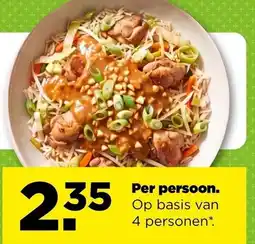 PLUS Per persoon. aanbieding