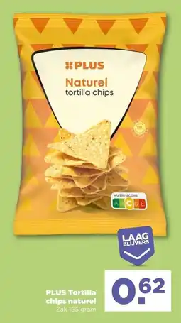 PLUS PLUS Tortilla chips naturel aanbieding