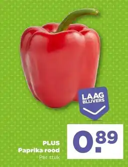 PLUS Paprika rood aanbieding