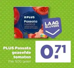 PLUS PLUS Passata gezeefde tomaten aanbieding