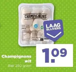 PLUS Champignons wit aanbieding