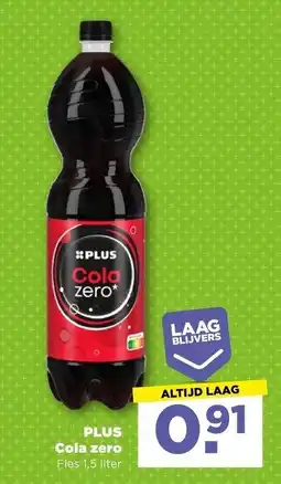 PLUS PLUS Cola zero aanbieding