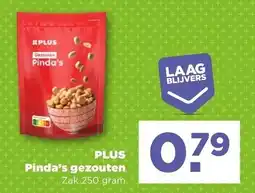 PLUS PLUS Pinda's gezouten aanbieding