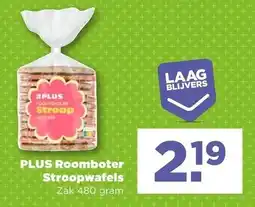 PLUS PLUS Roomboter Stroopwafels aanbieding