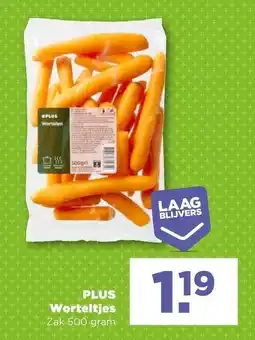PLUS PLUS Worteltjes aanbieding