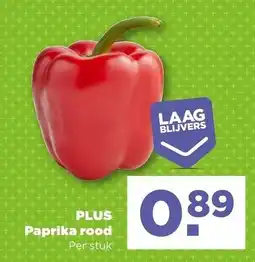 PLUS Paprika rood aanbieding