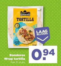 PLUS Banderos Wrap tortilla aanbieding