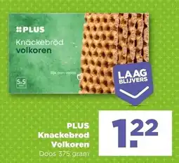 PLUS PLUS Knackebrod Volkoren aanbieding