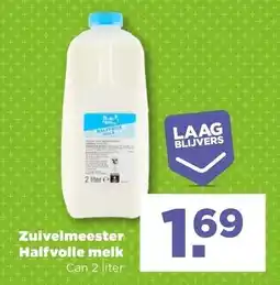 PLUS Zuivelmeester Halfvolle melk aanbieding