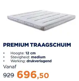 TotaalBED Topmatrassen Premium traagschuim aanbieding