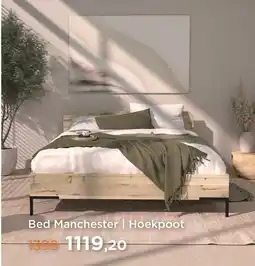 TotaalBED Bed Manchester Hoekpoot aanbieding