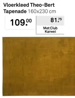 Karwei Vloerkleed Theo-Bert Tapenade aanbieding