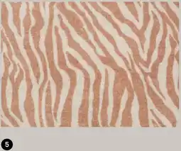Karwei Droogloopmat zebra beige aanbieding