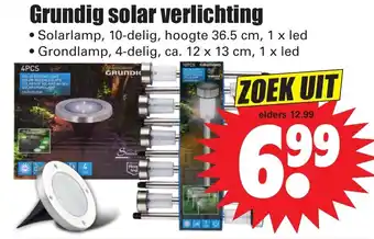 Dirk GRUNDIG Solar verlichting aanbieding